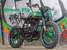 Royal Enfield Classic 500 ‘Green Fly’ Custom Bike Unveiled