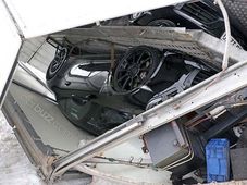 Truck Carrying New Porsche Prototypes Crashes