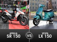 Aprilia SR 150 vs Vespa 150: We Compare The Only Two 150cc Automatic Scooters In India