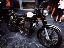 Royal Enfield Electric Motorcycle Showcased At Company's Thailand Showroom