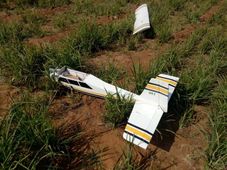 DRDO Drone Crashes On Agricultural Land In Chitradurga While Being Tested