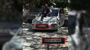 Young Man Takes Joyride On Car’s Bonnet; Gets Reported With Video