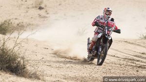 Maruti Suzuki Desert Storm 2018: CS Santosh Crashes Out In Stage 3