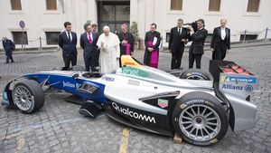 Formula E Is Now #Blessed After Pope Francis Welcomes Electric Racing Series To Rome