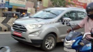 Ford EcoSport BS-VI Spotted Testing Ahead Of India Launch: Spy Pics And Details