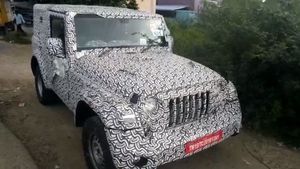 New Mahindra Thar Diesel-Automatic Spied: Reveals Interior Features & Equipment Among Other Details