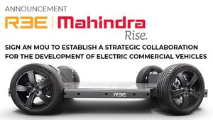 Mahindra Partners With REE Automotive For Electric Commercial Vehicle Development