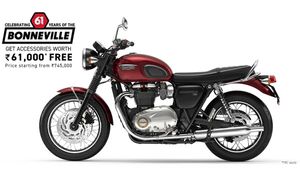Triumph Bonneville August Offers: Free Accessories On All Models