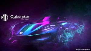 MG Motor's All-Electric Cyberster Sports Car Concept Teased: Unveiling On March 31, 2021