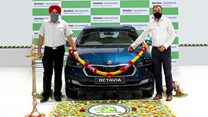 First 2021 Skoda Octavia Rolls Out Of Production In India Ahead Of Launch This Month