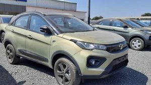 Tata Nexon Kaziranga Edition Spotted At Dealership: Similar To Tata Punch Kaziranga Edition