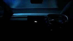 Ola Electric Car Interior Teased For The First Time - Motorcycles Coming Next Year