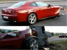 ಭೀಕರ ಅಪಘಾತದಲ್ಲಿ ಫೆರಾರಿ ಕಾರು ಚಿಂದಿ