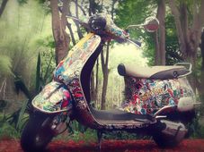 ತುಮಕೂರಿನ ವೆಸ್ಪಾ ಸ್ಕೂಟರ್‌ಗೆ ಲಿಮ್ಕಾ ದಾಖಲೆಯ ಗರಿ