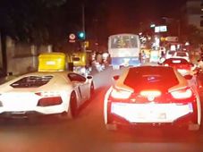 ನಮ್ಮ ಬಿಎಂಟಿಸಿ ಬಸ್ ಜೊತೆ ರೇಸ್‌ಗಿಳಿದ ತ್ರಿವಳಿ ಸೂಪರ್ ಕಾರುಗಳು!