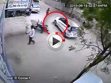 ಮೈಮೇಲೆ ಹರಿದ ಕಾರು; 3ರ ಬಾಲಕಿ ಪವಾಡ ಸದೃಶ ಪಾರು