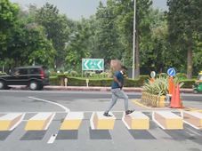 ದೆಹಲಿ ರಸ್ತೆಯಲ್ಲಿ ಮೊತ್ತ ಮೊದಲ ತ್ರಿಡಿ ಸ್ಪೀಡ್ ಬ್ರೇಕರ್