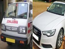 ಕುಡಿದ ಮತ್ತಿನಲ್ಲಿ ಅವಾಂತರ- ಆಡಿ ಕಾರೆಂದು ಆಂಬುಲೆನ್ಸ್‌ ತೆಗೆದುಕೊಂಡ ಹೋದ ಭೂಪ