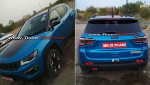 ಬಿಡುಗಡೆಗು ಮುನ್ನವೆ ಹೊಸ ಬಣ್ಣದಲ್ಲಿ ಕಾಣಿಸಿಕೊಂಡ ಜೀಪ್ ಕಂಪಾಸ್ ಟ್ರೈಲ್ ಹ್ವಾಕ್..