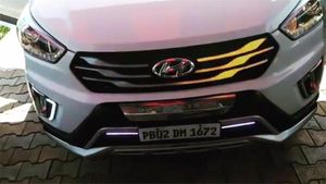 ಕೂಲ್ ಎಲ್ಇಡಿ ಮಾಡಿಫೈ ಗ್ರೀಲ್ ಪಡೆದ ಹ್ಯುಂಡೈ ಕ್ರೇಟಾ ಫೇಸ್‌ಲಿಫ್ಟ್