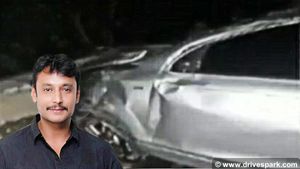 ನಟ ದರ್ಶನ್ ಕಾರು ಅಪಘಾತ- ಪೊಲೀಸರಿಂದ ಸುಮೊಟೊ ಕೇಸ್..!