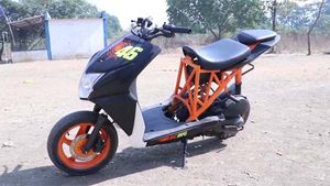 ಕೆಟಿಎಂ ಆರ್‍‍ಸಿ ಬೈಕಿನ ರೂಪದಲ್ಲಿ ಮಿಂಚಿದ ಹೋಂಡಾ ಡಿಯೋ..!