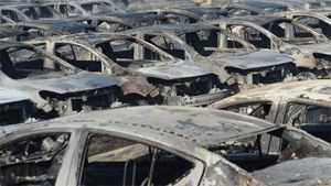 ಚೆನ್ನೈನಲ್ಲೂ ಅಗ್ನಿ ದುರಂತ- ಪಾರ್ಕಿಂಗ್ ಸ್ಥಳದಲ್ಲಿ ಹೊತ್ತಿ ಉರಿದ 200 ಕಾರುಗಳು..!