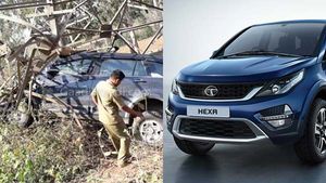 ಶಿವಮೊಗ್ಗದಲ್ಲಿ ನಡೆದ ಅಪಘಾತದ ವೇಳೆ ತನ್ನ ಸಾಮರ್ಥ್ಯವನ್ನ ನಿರೂಪಿಸಿದ ಟಾಟಾ ಹೆಕ್ಸಾ