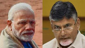 ಮೋದಿ ಟೀಕಿಸಲು ಕಿಯಾ ಮೋಟಾರ್ಸ್ ಬಳಸಿಕೊಂಡ ಚಂದ್ರಬಾಬು ನಾಯ್ಡು..!