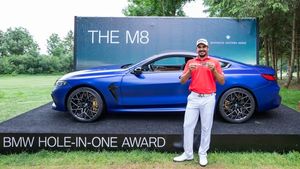 ಬಿ‍ಎಂ‍‍ಡಬ್ಲ್ಯು ಎಂ8 ಕಾರು ಗೆದ್ದ ಭಾರತೀಯ ಗಾಲ್ಫ್ ಆಟಗಾರ
