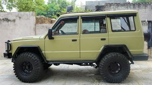 ಮರ್ಸಿಡಿಸ್ ಜಿ ವ್ಯಾಗನ್‍‍ನಂತೆ ಮಾಡಿಫೈಗೊಂಡ ಟಾಟಾ ಸುಮೋ