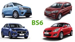 ಮಾರುತಿ ಸುಜುಕಿ ಸಂಸ್ಥೆಯಲ್ಲಿ ಇದೀಗ ಆರು ಬಿಎಸ್-6 ಎಂಜಿನ್ ವಾಹನಗಳಿವೆ