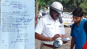 ಸಂಚಾರಿ ನಿಯಮ ಉಲ್ಲಂಘನೆಗೆ ಅತಿ ಹೆಚ್ಚು ದಂಡ ಪಾವತಿಸಿದ ಟ್ರಕ್ ಚಾಲಕ