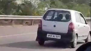 ರಿಂಗ್ ರೋಡ್‍‍‍ನಲ್ಲಿ ಕಾರು ಚಲಾಯಿಸಿದ ಅಪ್ರಾಪ್ತ ಬಾಲಕ