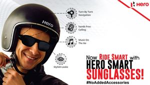 ಬೈಕ್ ರೈಡರ್‍‍ಗಳಿಗಾಗಿ ಬಂತು ಹೀರೋ ಸ್ಮಾರ್ಟ್ ಸನ್‍ಗ್ಲಾಸ್