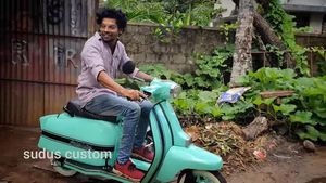 ಮನೆಯಲ್ಲೇ ತಯಾರಾಯ್ತು ವಿಜಯ್ ಸೂಪರ್ ಸ್ಕೂಟರ್‌ನಂತೆ ಕಾಣುವ ಎಲೆಕ್ಟ್ರಿಕ್ ಸ್ಕೂಟರ್