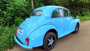 ಗತ ವೈಭವದಲ್ಲಿ ಮಿಂಚುತ್ತಿದೆ 73 ವರ್ಷಗಳ ಹಳೆಯ ಮೋರಿಸ್ ಕಾರು