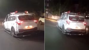 ಕಾರಿನ ಮರ್ಯಾದೆ ತೆಗೆದ ಮಾಲೀಕ... Kia Carens ಗೆ ಸ್ಕೂಟರ್‌ನಂತೆ ಕ್ರಾಷ್ ಗಾರ್ಡ್!