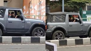 ಬೆಂಗಳೂರು ಟ್ರಾಫಿಕ್‌ನಲ್ಲಿ ಅಪ್ಪನ ಮಡಿಲಿನಲ್ಲಿ ಕೂತು ಥಾರ್ ಓಡಿಸಿದ ಬಾಲಕ! ಅಪ್ಪನಿಗೆ ದಂಡದ ಶಿಕ್ಷೆ