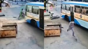 ಸರಗಳ್ಳರಿಗೆ ಸರಿಯಾಗಿ ಬುದ್ದಿ ಕಲಿಸಿದ ಬಸ್ ಚಾಲಕ: ಕಳ್ಳರು ಕನಸಲ್ಲೂ ಊಹಿಸಿರೋಲ್ಲ!