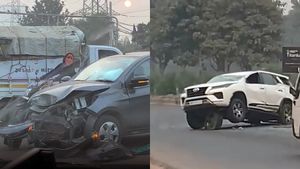 Video: ಗಜ ಗಾತ್ರದ ಟೊಯೊಟಾ ಫಾರ್ಚುನರ್.. ಸಣ್ಣ ಟಾಟಾ ಟಿಯಾಗೊ ಡಿಶುಂ - ಡಿಶುಂ: ಮುಂದೇನಾಯ್ತು?