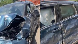 5-ಸ್ಟಾರ್ ಸೇಫ್ಟಿ ರೇಟಿಂಗ್‌ನ ಹೊಸ ಮಾರುತಿ ವಿಕ್ಟೋರಿಸ್ ಕಾರಿನ ಮೊದಲ ಅಪಘಾತ ವರದಿ..  ಏನಾಯ್ತೋ ಗೊತ್ತಿಲ್ಲ!