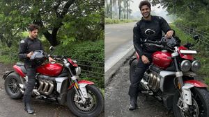 ಬಂಡೆಯಂತಹ ಟ್ರಯಂಫ್ ರಾಕೆಟ್ 3 ಬೈಕ್ ಖರೀದಿಸಿದ ನಟ.. ಬೆಲೆ ಕೇಳಿದ್ರೆ ಬೆಚ್ಚಿ ಬೀಳ್ತಿರಾ?