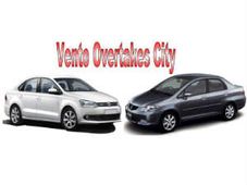 హోండా సిటీని ఓవర్‌టేక్ చేసిన ఫోక్స్‌వ్యాగన్ వెంటో..!!