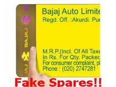 బజాజ్ ఆటో ఒరిజినల్ విడిభాగాలను గుర్తించండం ఎలా..?