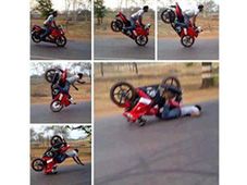 వీలీ చేసేటప్పుడు జాగ్రత్తగా లేకపోతే ఇలాగే జరుగుతుంది