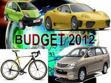 బడ్జెట్ 2012-13: కార్లపై అధనపు భారం, ఇంపోర్టెడ్ కార్లు కాస్ట్లీ