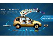 కారులో సైతం డిష్ టివి సౌకర్యం: డిష్ టివి ఆన్ వీల్స్