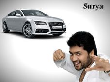 ఆడి ఏ7 స్పోర్ట్‌బ్యాక్ కారులో సూర్య సరికొత్త సవారీ