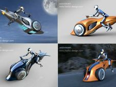 మూన్‌రైడర్ హైబ్రిడ్ ఫ్లయింగ్ బైక్‌తో గాలిలో చక్కర్లు